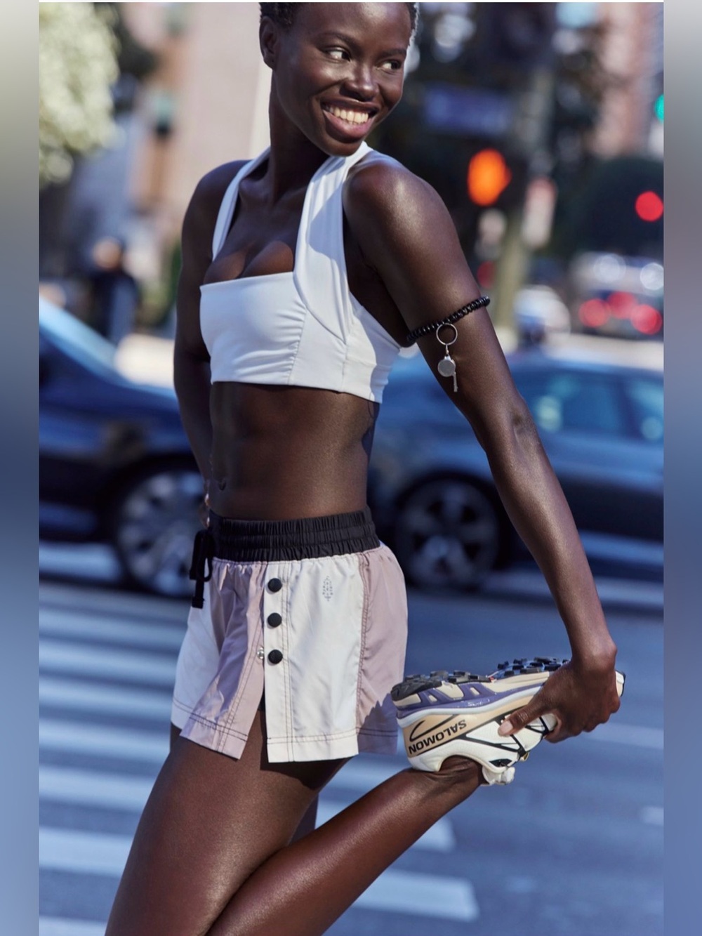 Free People Invigorate Colorblock Shorts